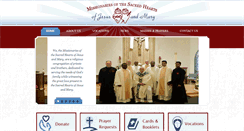 Desktop Screenshot of missionofsacredhearts.org